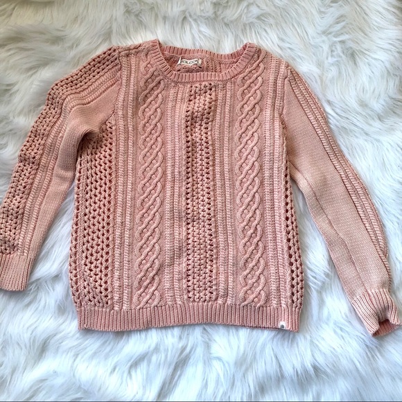 Volcom Powder Pink Mess Round Crewneck Sweater - Picture 4 of 11